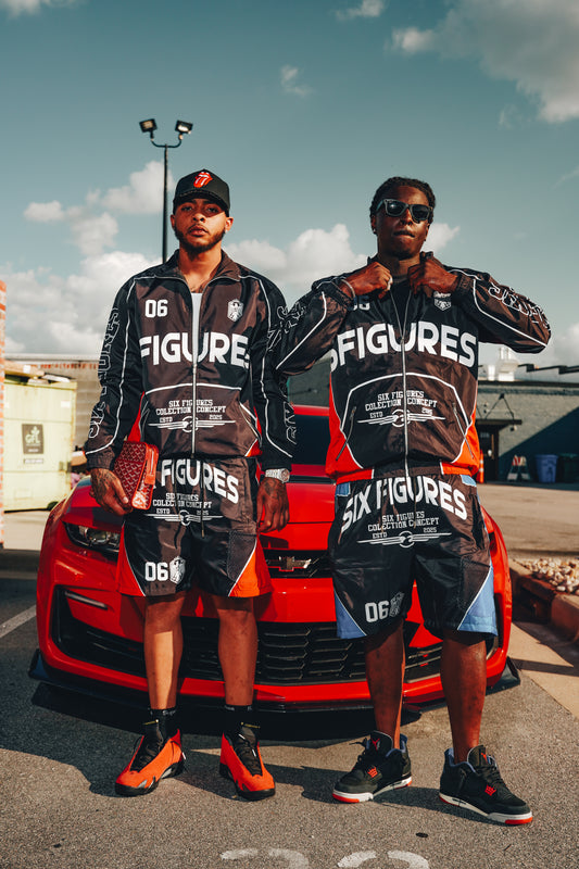 6Figure Windbreaker Short Set